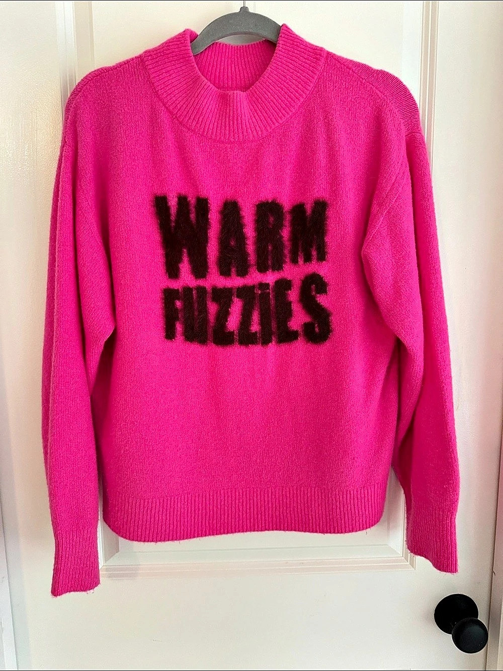 a new day Warm Fuzzies Pullover Sweater Pink Medium
